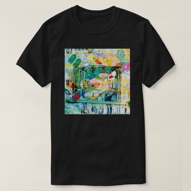 Camiseta Kinoko Teikoku Fake World Wonderland (Frente do Design)