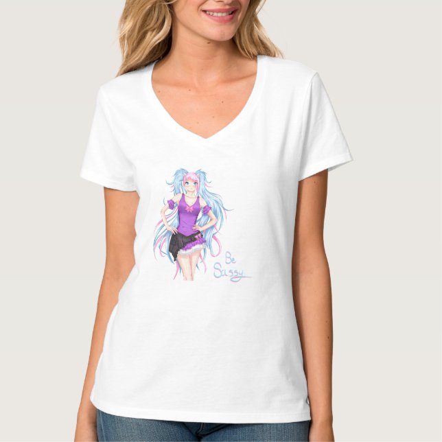 Camiseta Kinore Kaneaka- seja sassy (a parte dianteira) (Frente)