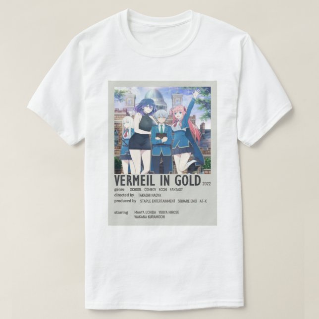 Camiseta Kinsou no vermeil (Frente do Design)