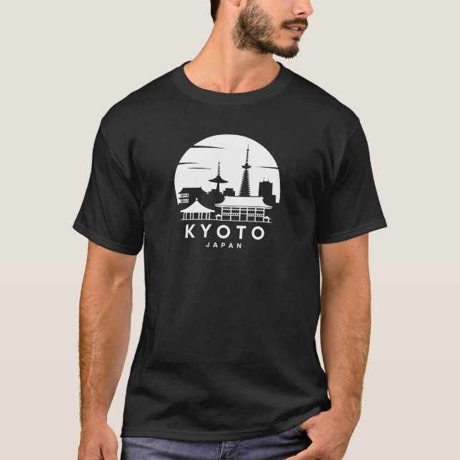 Camiseta Kioto - Japão - Skyline (Frente)