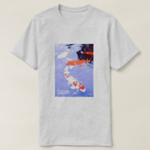Camiseta Kioto - viagem de peixe Koi no Japão