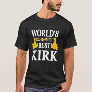 Camiseta Kirk Surname Equipe Engraçada Família Sobrenome Mu