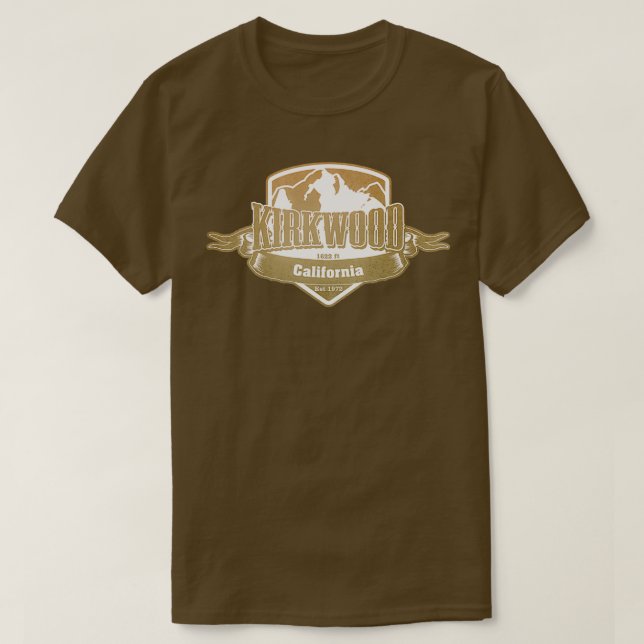 Camiseta Kirkwood California Ski Resort 1 (Frente do Design)
