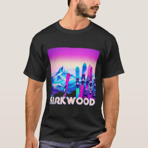 Camiseta Kirkwood Ski - Esqui e Snowboard ao Estilo Retro d