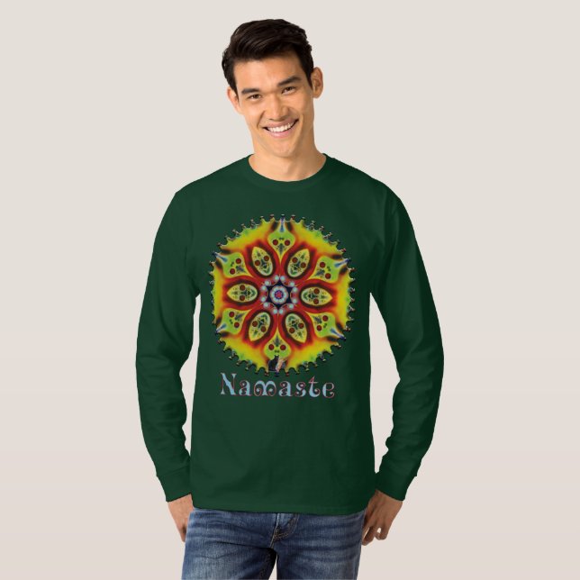 Camiseta Kismet Namaste Kaleidoscope T-Shirt (Frente Completa)
