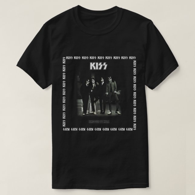 Camiseta KISS 1975 Vestido ao Matar (Frente do Design)