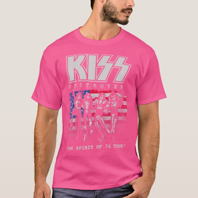 Camiseta Kiss Destroyer The Spirit Of '76 (Frente)