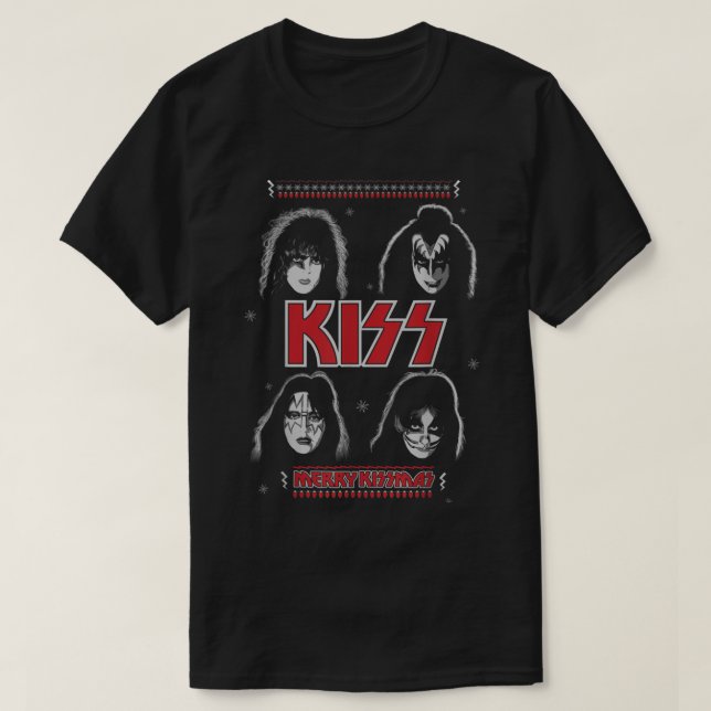 Camiseta KISS Feliz KISSmas (Frente do Design)
