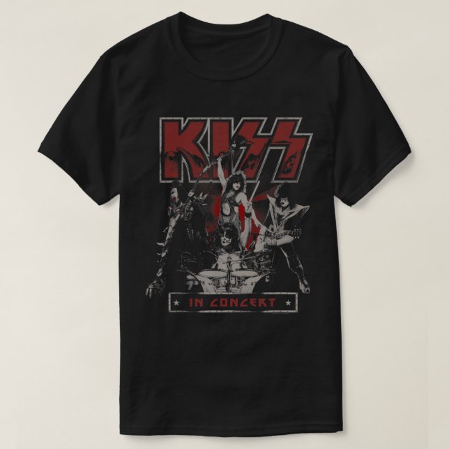 Camiseta KISS - Live In Concert T-Shirt (Frente do Design)
