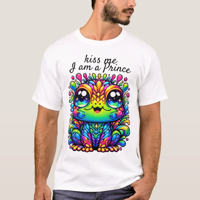 Camiseta kiss me i am a prince (Frente)