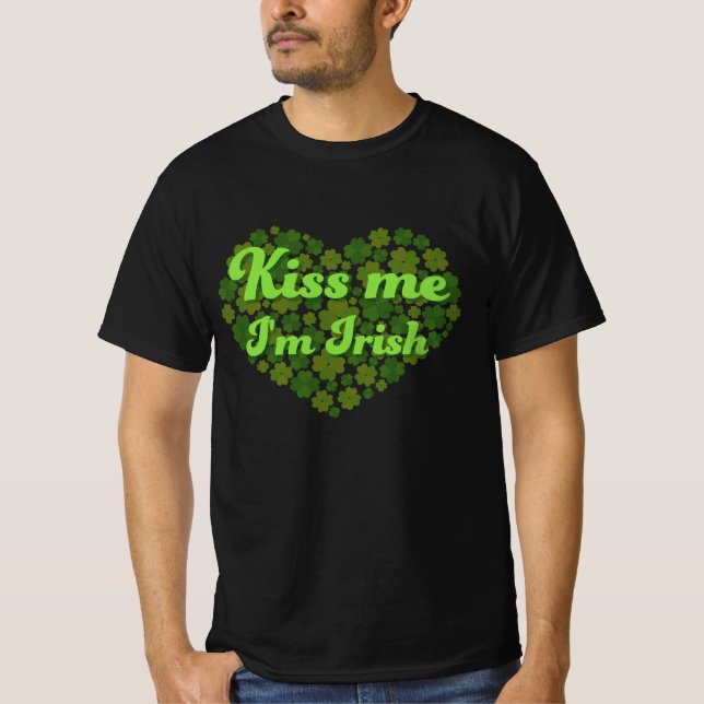 Camiseta Kiss me i'm Irish (Frente)