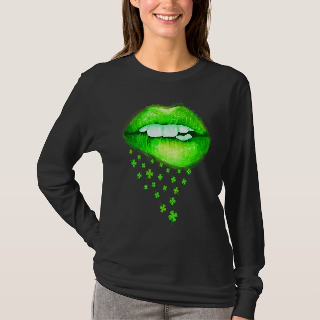 Camiseta Kiss Me I'm Irish St Patricks Day  2 (Frente)