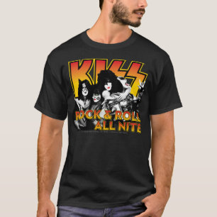 Camiseta KISS Rock Banda Rock Rock &amp; Roll All Nite Spac