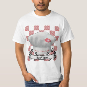 Camiseta Kiss The Cook chef t-shirt