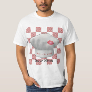 Camiseta Kiss The Cook chef t-shirt