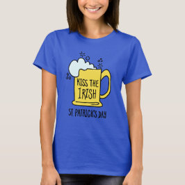 Camiseta Kiss the Irish Beer St. Patrick’s Day