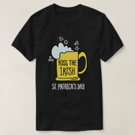 Camiseta Kiss the Irish Beer St. Patrick’s Day Black shirt