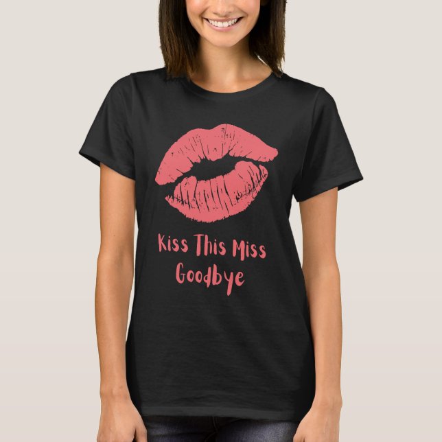 Camiseta Kiss This Miss Goodbye Red (Frente)