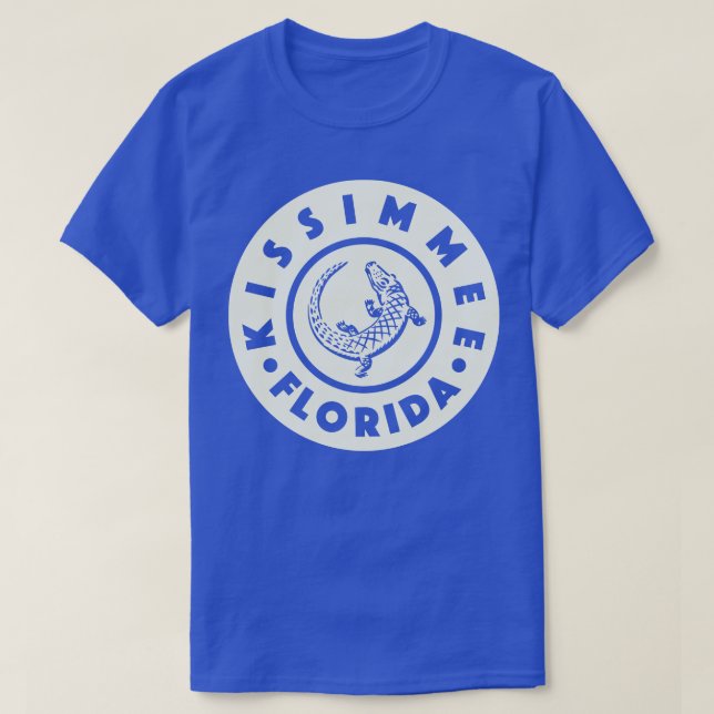 Camiseta Kissimmee Florida Circle Tan (Frente do Design)