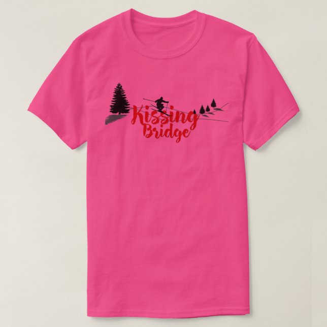 Camiseta Kissing Bridge Ski Long (Frente do Design)