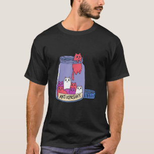 Camiseta Kit Antidepressivo Saúde Mental Gatinho Médico Ani