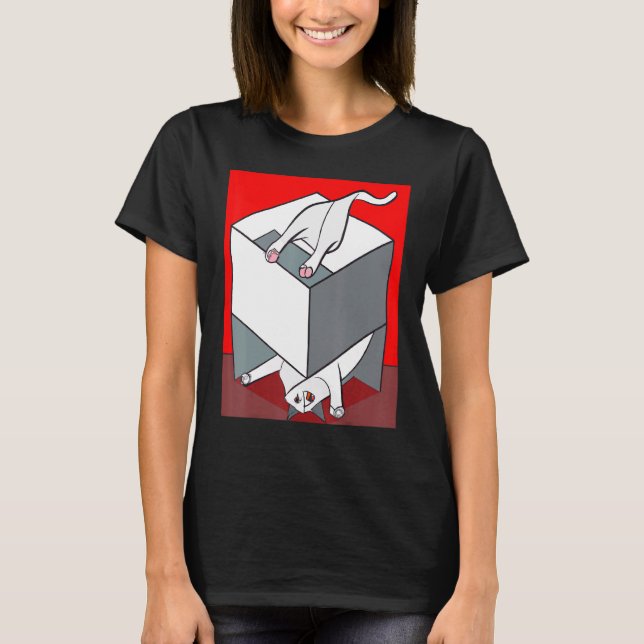 Camiseta Kit de arte de gato maluco meme de gatinho (Frente)