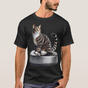 Camiseta Kit de Aspirador Robótico Brinquedo Amante de Gati