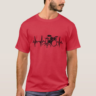 Camiseta Kit de Bateria Pulso amigo da linha
