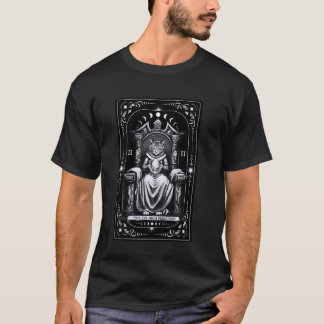 Camiseta Kit de Cartas de Tarot para Amantes de Gatos Carta