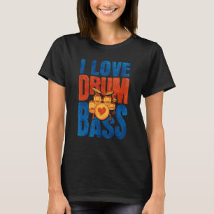 Camiseta Kit de Drummer Legal do Conjunto de Tambores de Ba