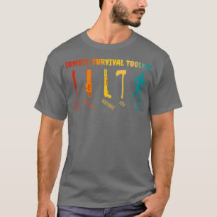 Camiseta Kit de Ferramentas de Sobrevivência Zombie