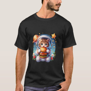 Camiseta Kit de Hambúrguer de Queijo no Espaço Astronauta G