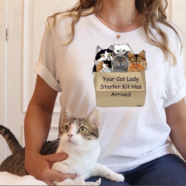 Camiseta Kit de Iniciação de Lady Cat (Criador carregado)