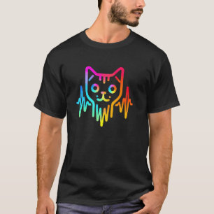 Camiseta Kit de Proprietário de Gatinho Amante de Linha de