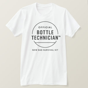 Camiseta Kit de Sobrevivência do Novo Pai Técnico de Mamade