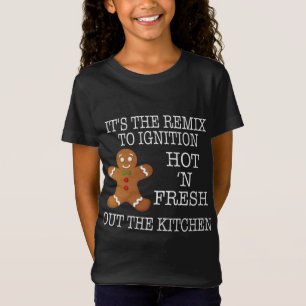 Camiseta Kit Quente Fresco de Pão de Natal