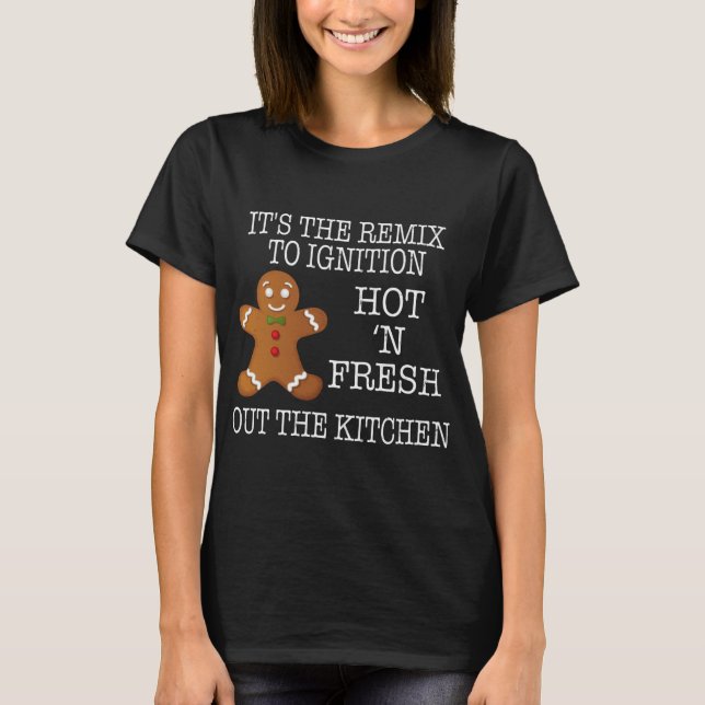 Camiseta Kit Quente Fresco de Pão de Natal (Frente)
