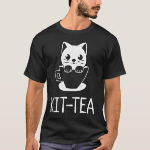Camiseta Kit Tea Cute Kitten E Cat