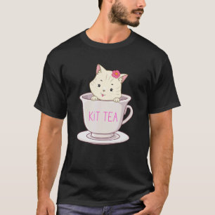 Camiseta Kit Tea Fofo E Gatinho Sarcástico
