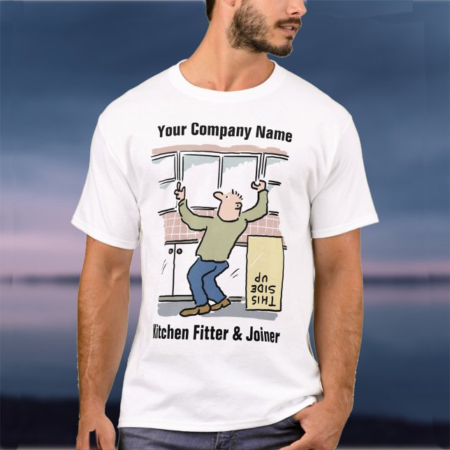 Camiseta Kitchen Fitter & Joiner T-Shirt (Criador carregado)