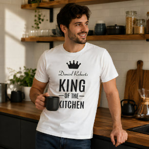 Camiseta Kitchen King Personalizado
