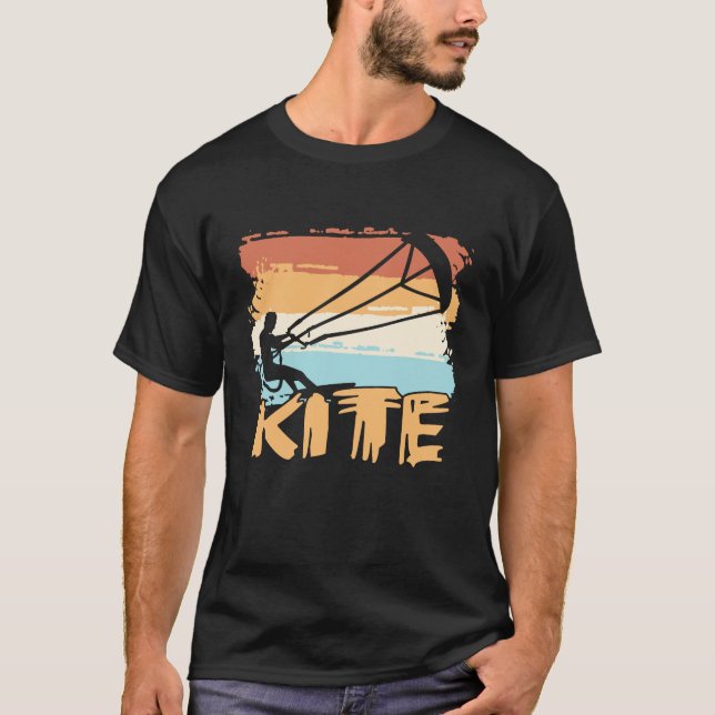 Camiseta Kite Kiteboard Kitesurfing Gift (Frente)