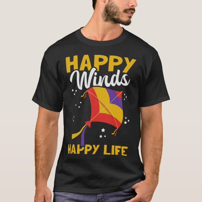 Camiseta Kite S2 Voando pipas (121) (Frente)