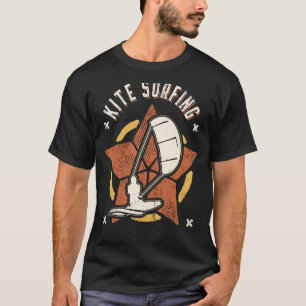 Camiseta Kite Surfing Vintage Retro Classic Sport