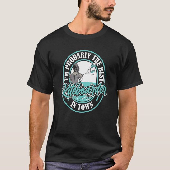 Camiseta Kiteboarder Kitesurfing Kitesurfer (Frente)