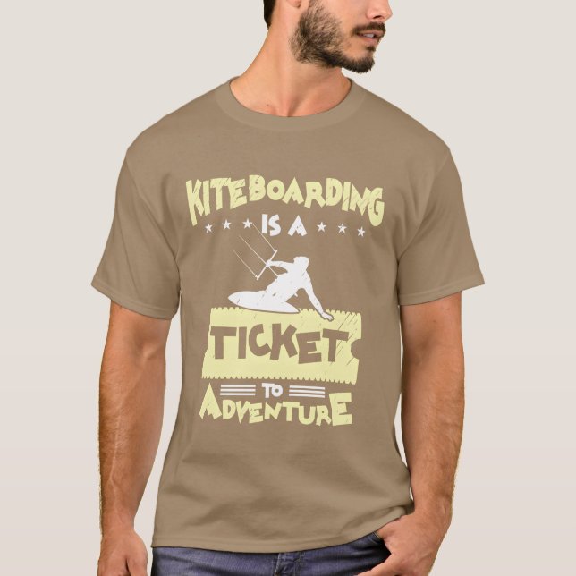 Camiseta Kiteboarding Adventure Water Sport Enthusiast boy (Frente)