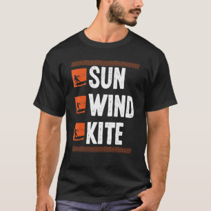 Camiseta Kiteboarding Vintage Sund Vento Kite Kitesurfing K