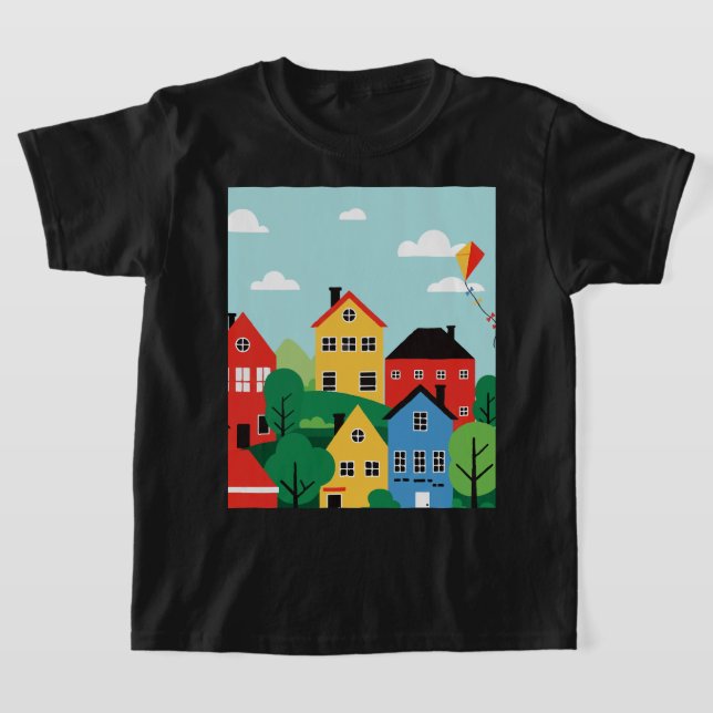 Camiseta Kites over the city (Postura )
