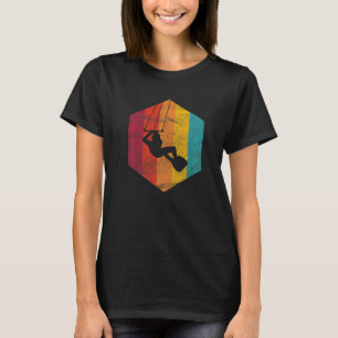 Camiseta Kitesurf Retro Kite Conselho Wind Esporte