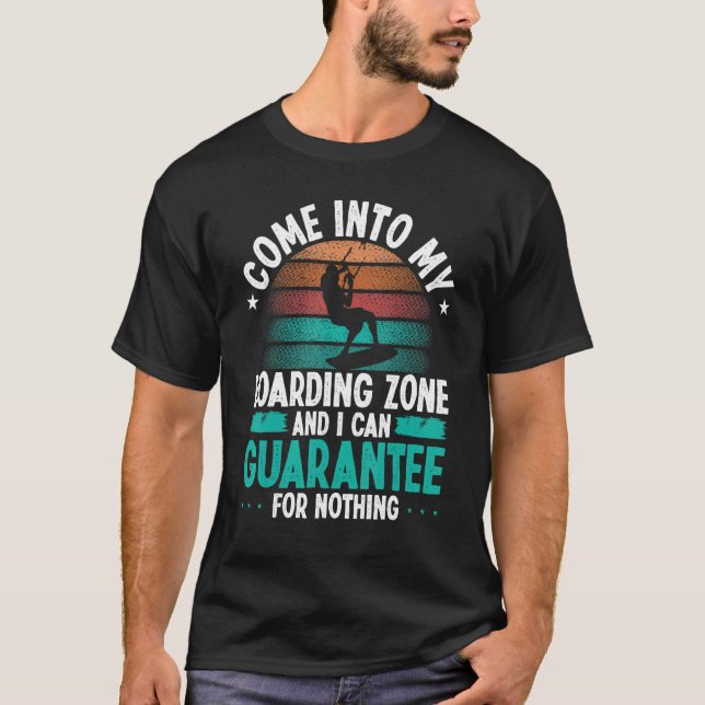 Camiseta Kitesurfer Humor Guarantee for nothing Funny Kiteb (Frente)